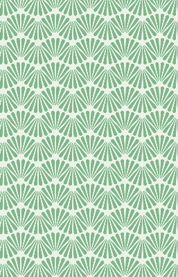 Modern roller blind Green slalom
