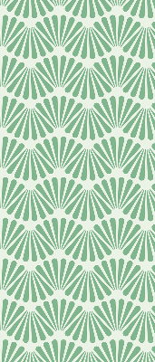 Modern roller blind Green slalom
