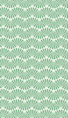 Modern roller blind Green slalom