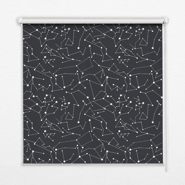 Roller blind for large window Constellation