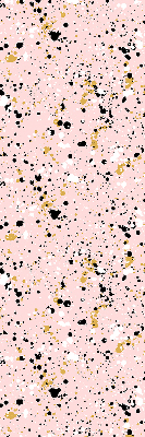 Roller blind for large window Paint stains on a pink background