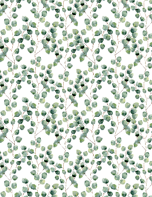 Fabric roller blind Leaves from the branches