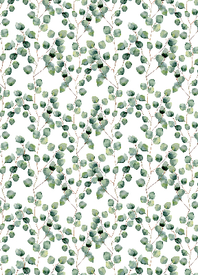 Fabric roller blind Leaves from the branches
