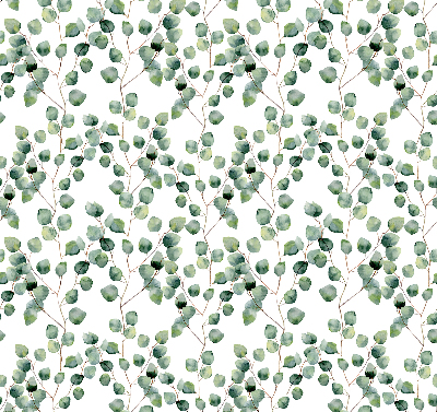 Fabric roller blind Leaves from the branches