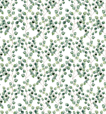 Fabric roller blind Leaves from the branches