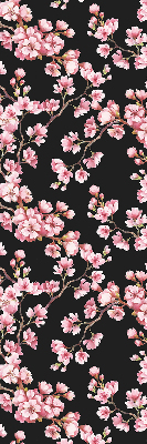 Roller blind for large window Flowers from the tree
