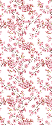 Fabric roller blind Pink lily