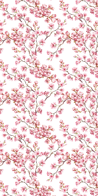 Fabric roller blind Pink lily