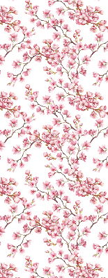 Fabric roller blind Pink lily