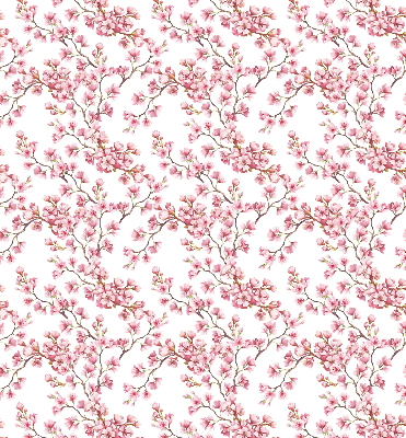 Fabric roller blind Pink lily