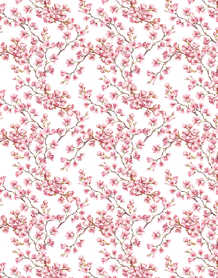 Fabric roller blind Pink lily