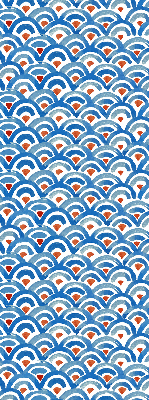 Modern roller blind Colorful scales