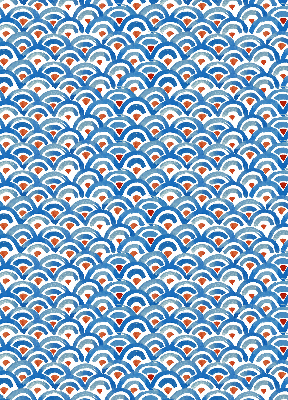 Modern roller blind Colorful scales