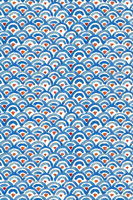 Modern roller blind Colorful scales