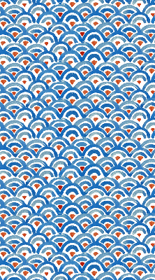 Modern roller blind Colorful scales