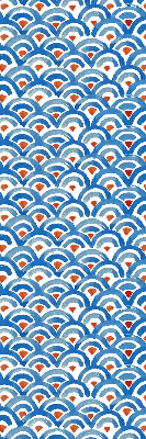 Modern roller blind Colorful scales