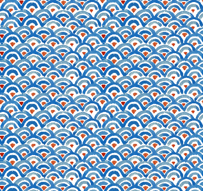 Modern roller blind Colorful scales