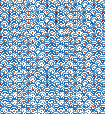 Modern roller blind Colorful scales