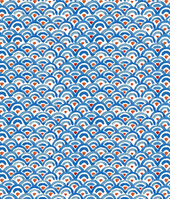 Modern roller blind Colorful scales