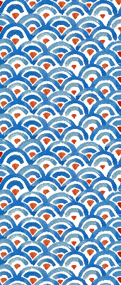 Modern roller blind Colorful scales