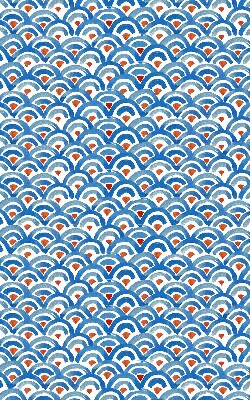 Modern roller blind Colorful scales