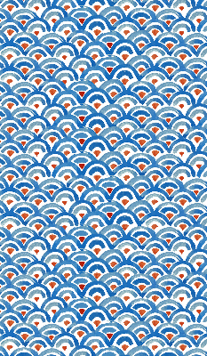Modern roller blind Colorful scales