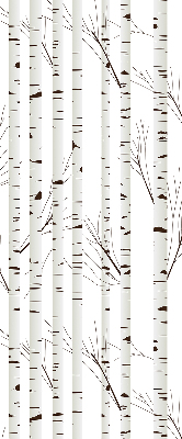 Roller blind for large window Birches