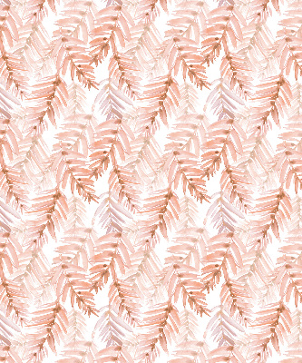 Fabric roller blind Pink leaves