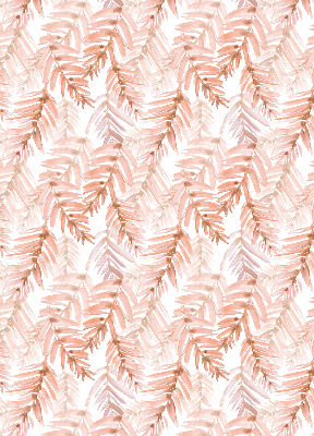 Fabric roller blind Pink leaves