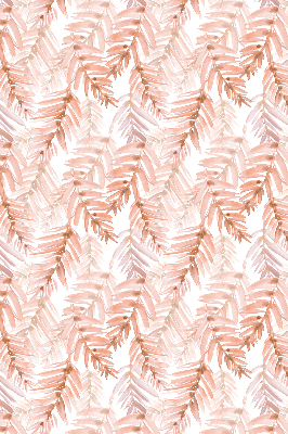 Fabric roller blind Pink leaves