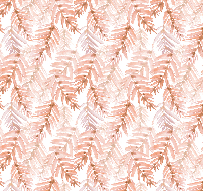 Fabric roller blind Pink leaves