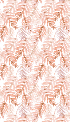 Fabric roller blind Pink leaves
