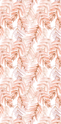 Fabric roller blind Pink leaves