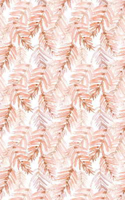 Fabric roller blind Pink leaves