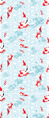 Modern roller blind Fish in the water