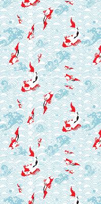 Modern roller blind Fish in the water