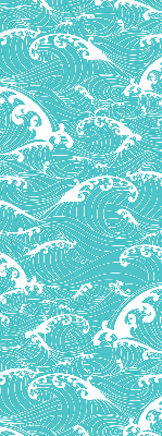 Fabric roller blind Waves