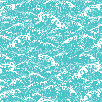 Fabric roller blind Waves