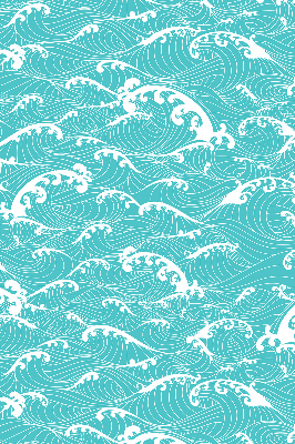 Fabric roller blind Waves