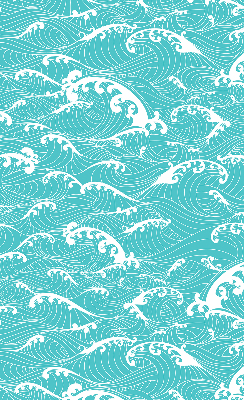 Fabric roller blind Waves