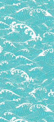 Fabric roller blind Waves
