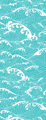 Fabric roller blind Waves