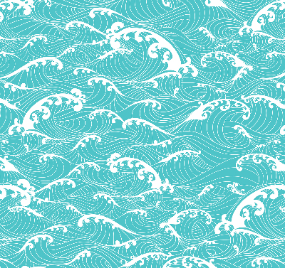 Fabric roller blind Waves