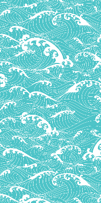 Fabric roller blind Waves