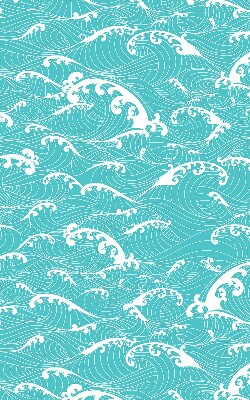 Fabric roller blind Waves