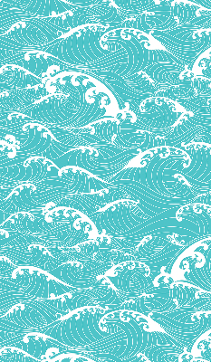 Fabric roller blind Waves