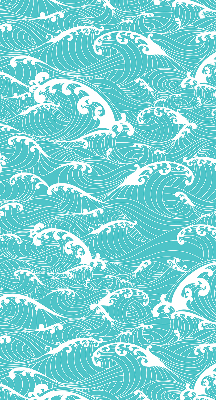 Fabric roller blind Waves