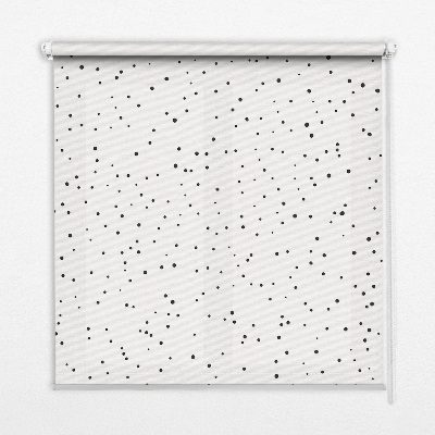 Roller blind for large window Dots