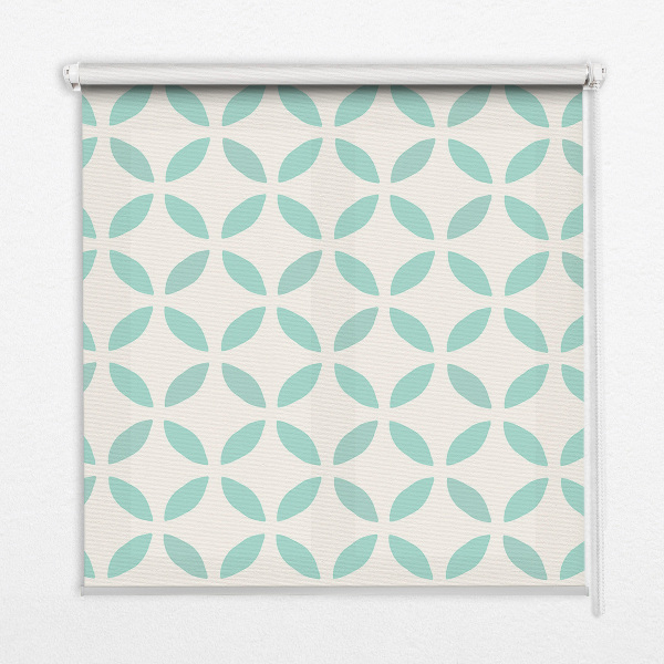 Fabric roller blind Beige pattern