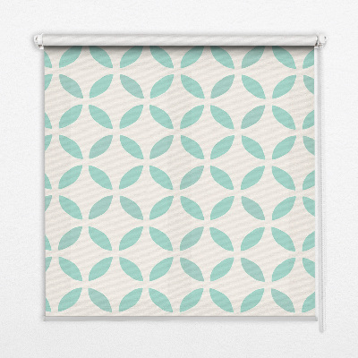 Fabric roller blind Beige pattern